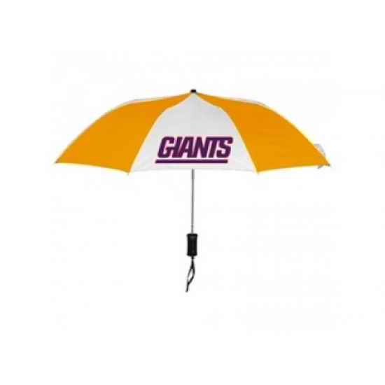 NFL New York Giants Folding Umbrella Yellow&White